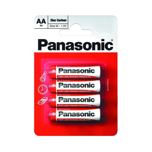 Panasonic AA (R6R) 4pk Batteries