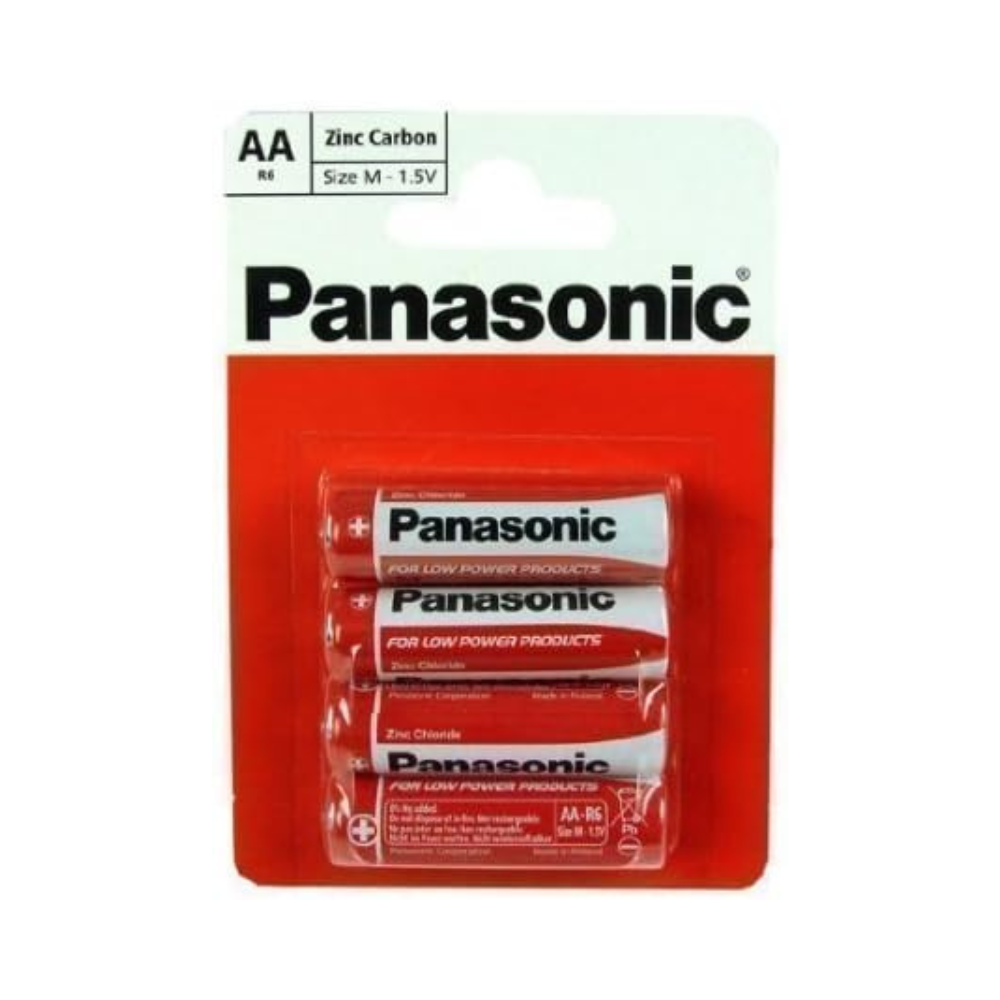 Panasonic AA (R6)PK4 Zinc Carbon Battery