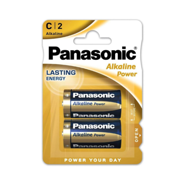 Panasonic C (R14) pk2 Alkaline Battery