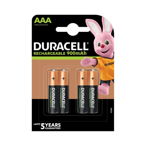 Duracell AAA Rechargeable 4pk (900 Mah)