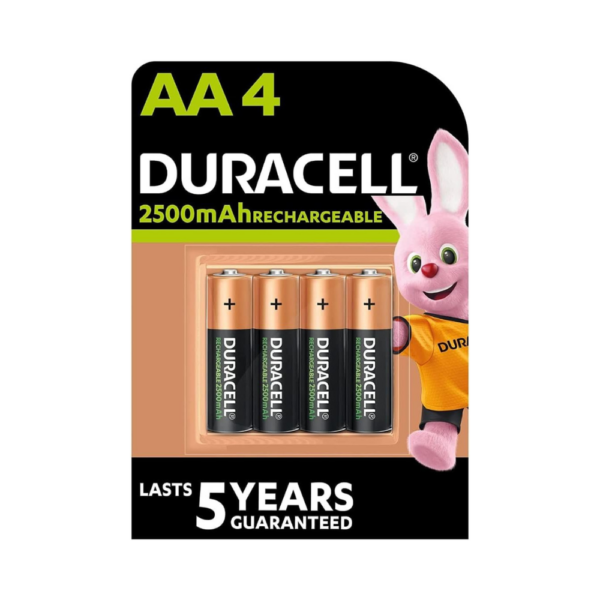 Duracell AA Rechargeable 4pk (2500mah)