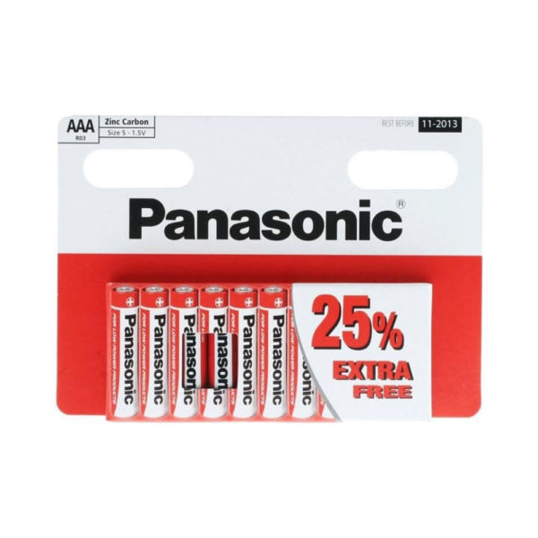 Panasonic AAA ( R03) PK8 Batteries