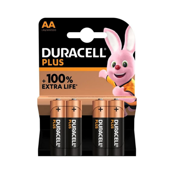 Duracell AA/Mn1500 Plus 4pk