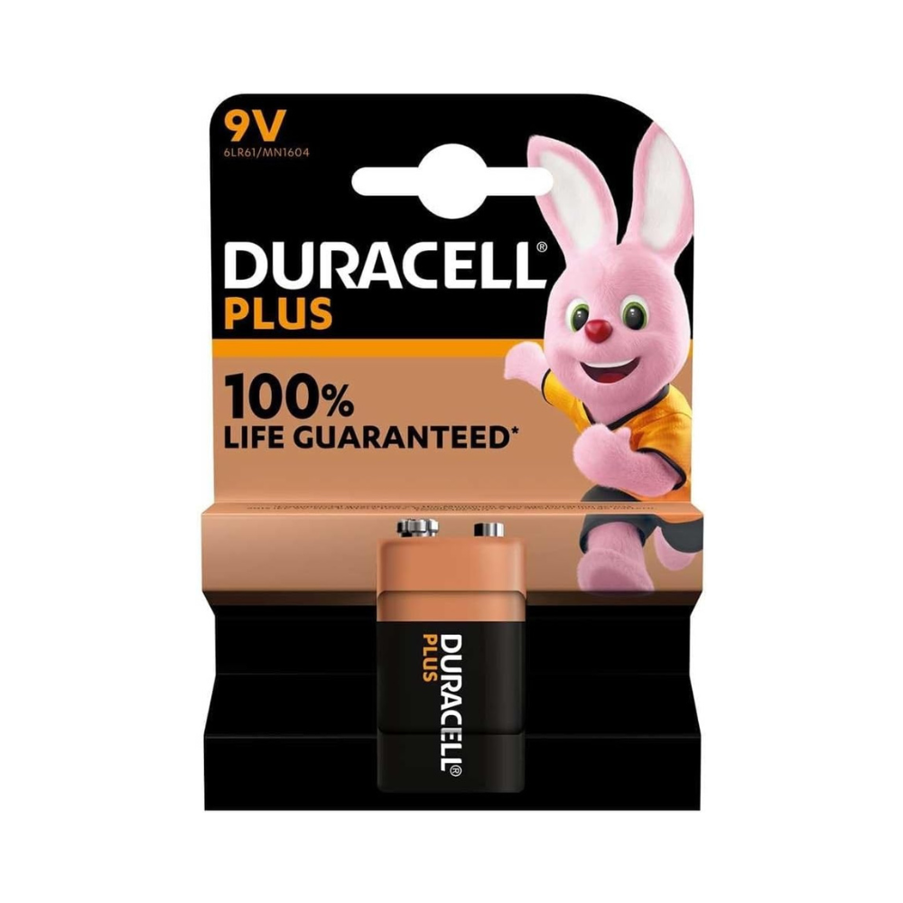 Duracell 9v/MN1604 Plus 1pk