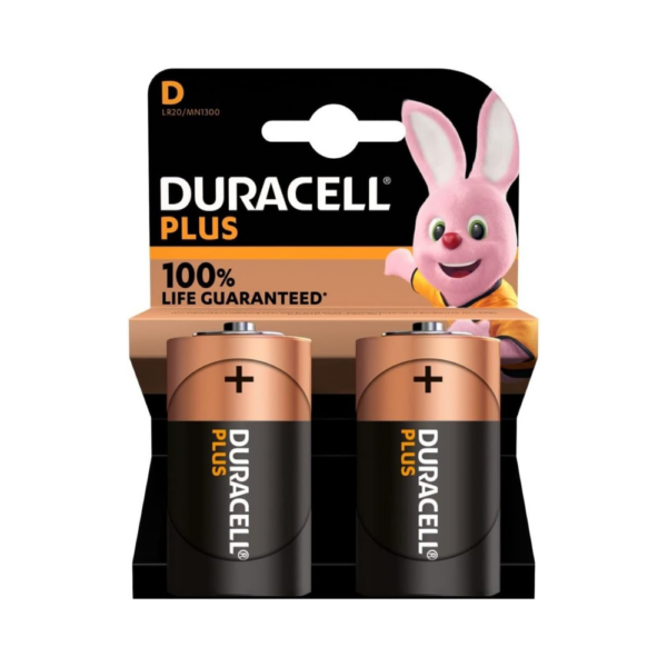 Duracell D(Mn1300) Plus 2pk