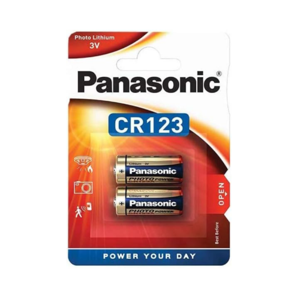 Panasonic CR123 (3V) Lithium Batteries