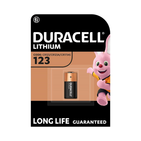 Duracell CR123 (3V) Lithium 1pk