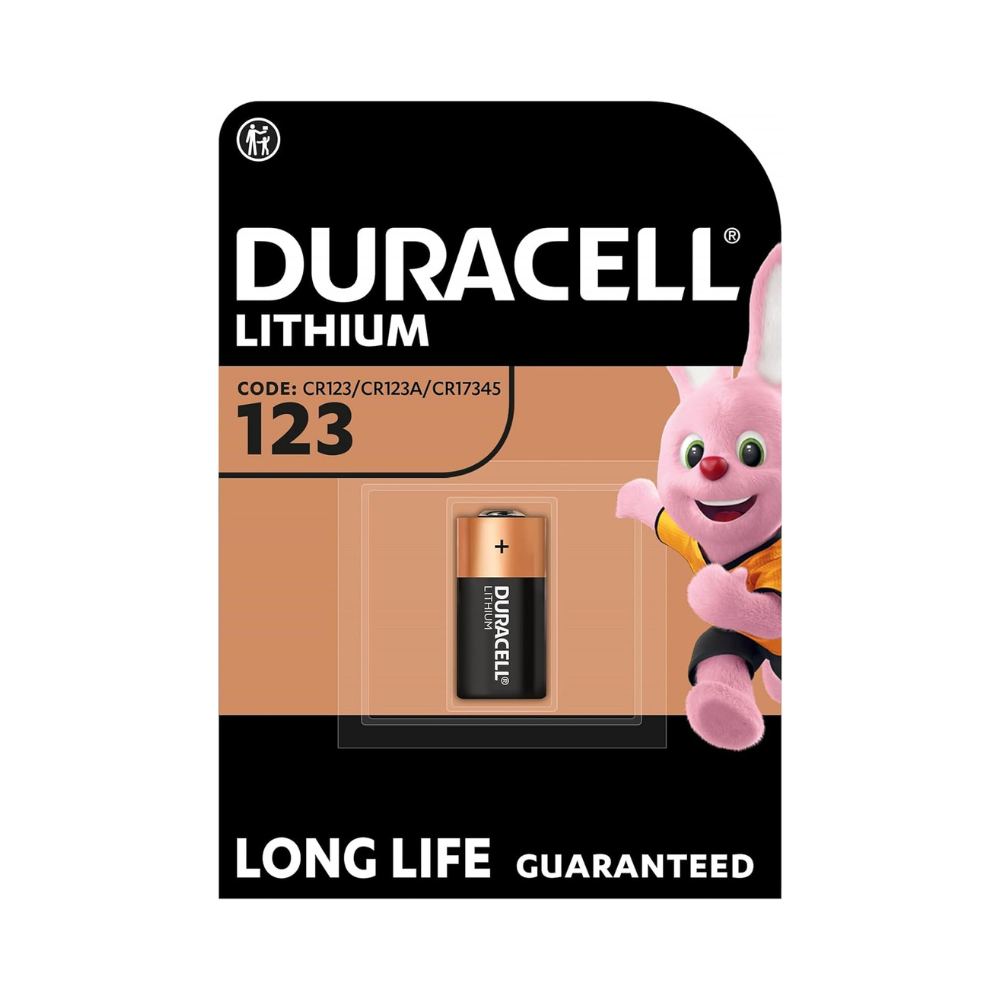 Duracell CR123 (3V) Lithium 1pk