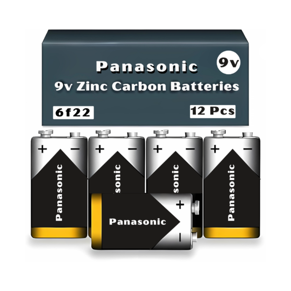 Panasonic 9v (6f22) Zinc Carbon Battery